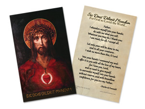For God So Loved the World (Foucauld Prayer of Abandonment) Holy Card